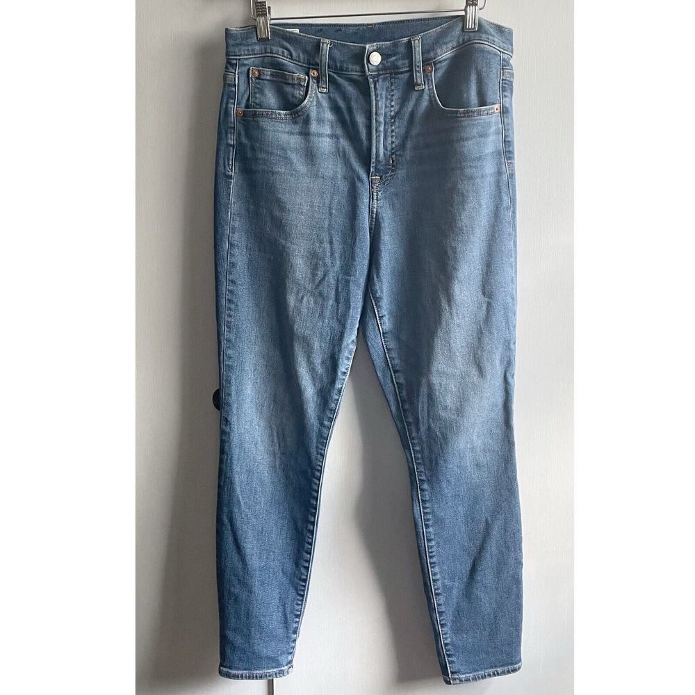 GAP Jeans Women Sz 12/31R Blue True Skinny High Rise Medium Wash